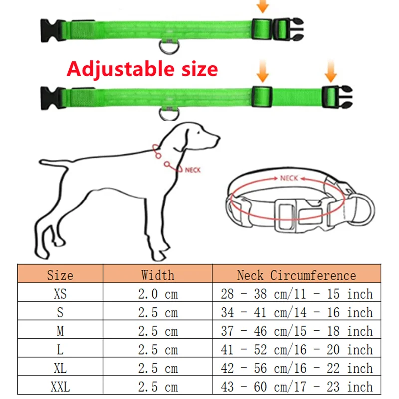 GlowPup Rechargeable LED Dog Collar – Glow-in-the-Dark Safety & Night Visibility - Image 12